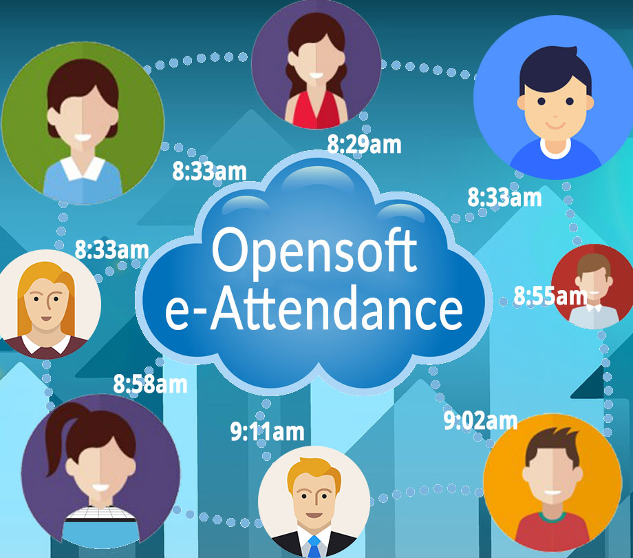 eOpensoft web-based time attendance is a cloud solution